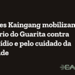 Mulheres Kaingang mobilizam Território do Guarita contra feminicídio e pelo cuidado da juventude