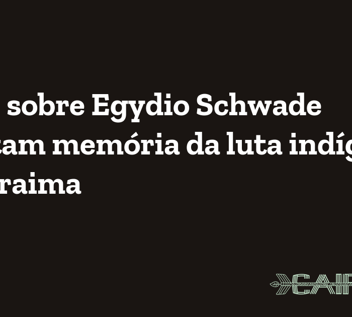 Livros sobre Egydio Schwade resgatam a luta em Roraima