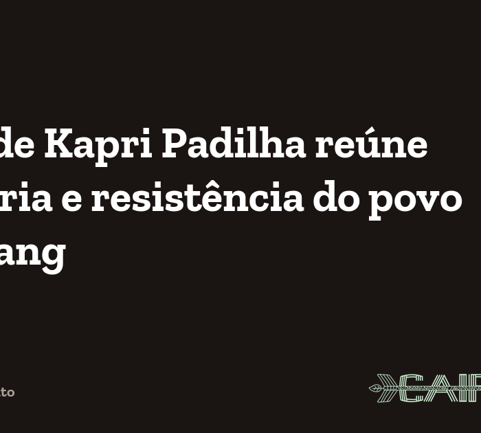 Livro de Kapri Padilha reúne memória e resistência do povo Kaingang