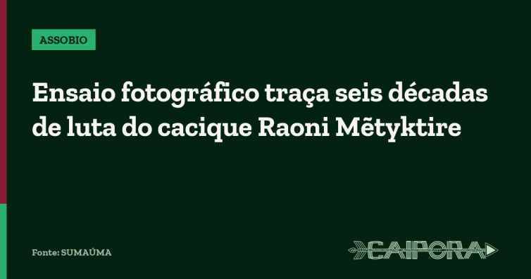 Ensaio fotográfico traça seis décadas de luta do cacique Raoni Mẽtyktire