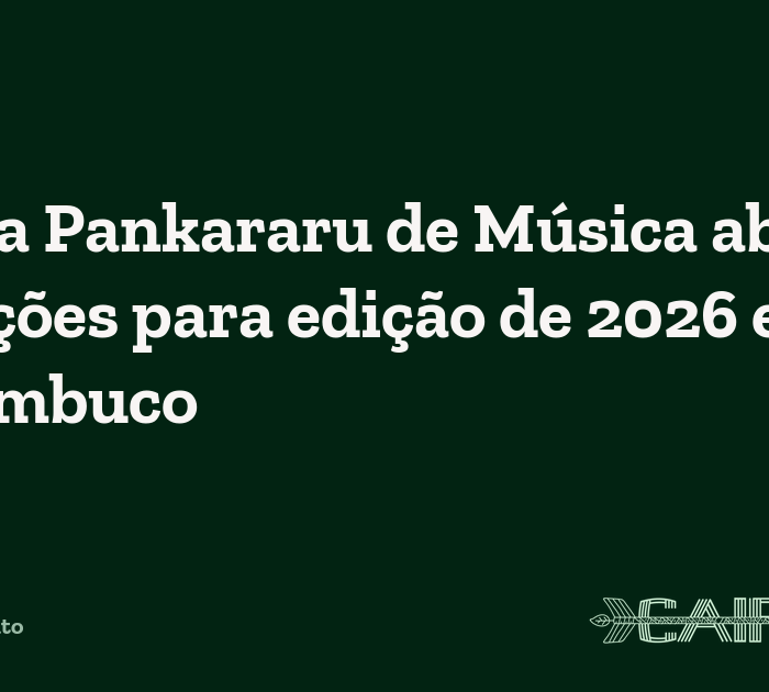 Mostra Pankararu de Música abre inscrições para edição de 2026 em Pernambuco