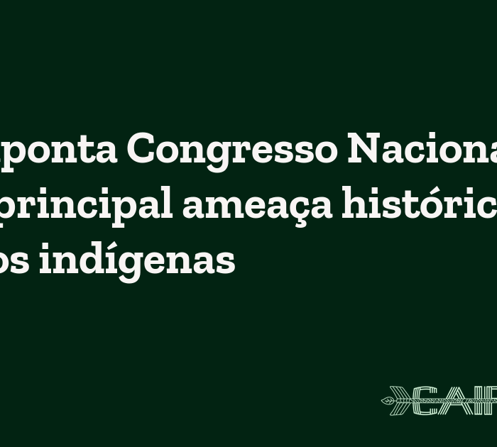 Cimi aponta Congresso Nacional como principal ameaça histórica aos direitos indígenas