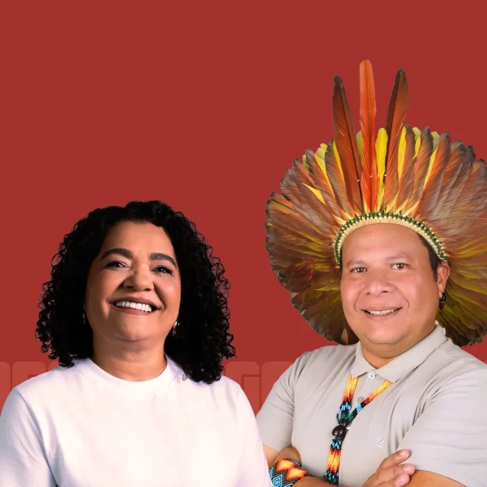 Karipuna e Vânia do MST debatem representação da Floresta no Congresso