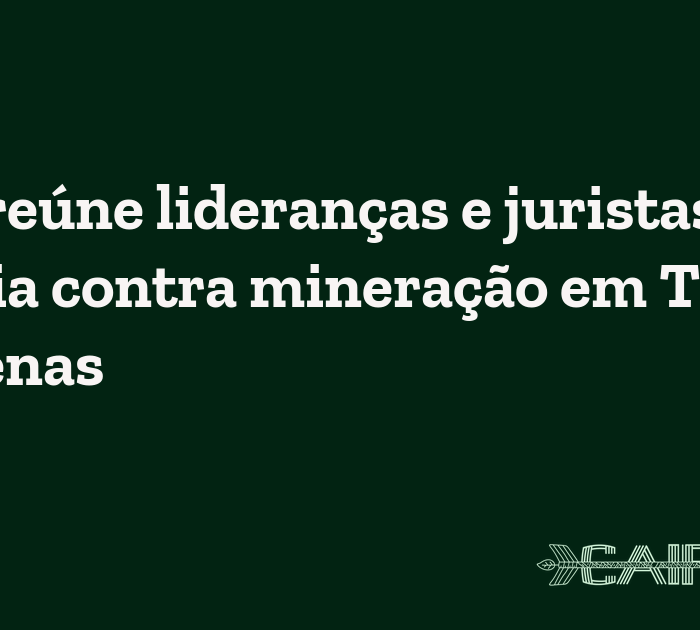 APIB reúne lideranças e juristas em Brasília contra mineração em Terras Indígenas