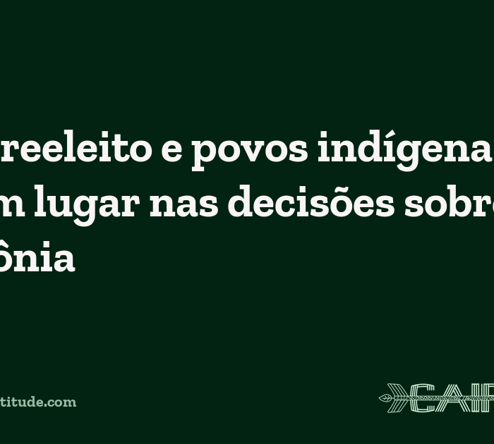 Lula é reeleito e povos indígenas cobram lugar nas decisões sobre a Amazônia